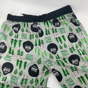 Bob Ross Happy Little Trees Pajama Pants Men's XL Lounge Sleepwear